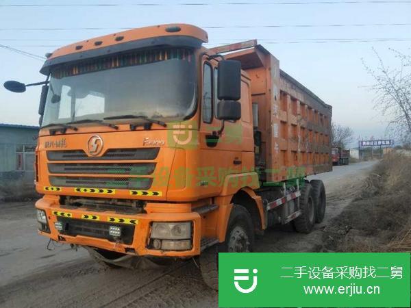 轉(zhuǎn)讓二手九成新陜汽德龍后八輪 自卸車