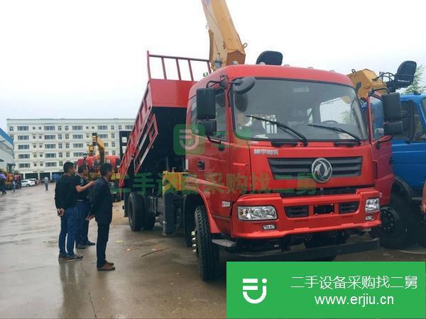 轉讓二手的東風自卸隨車吊 徐工石煤三一隨車吊 隨車起重運輸車
