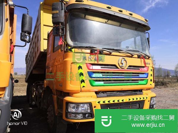 轉(zhuǎn)讓二手九成新陜汽德龍后八輪 自卸車