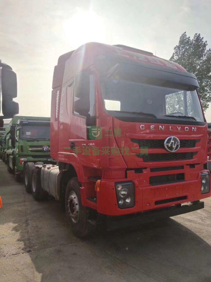 出售牽引車 已上戶 國五紅巖杰獅雙驅430馬力 科索動力 包過戶