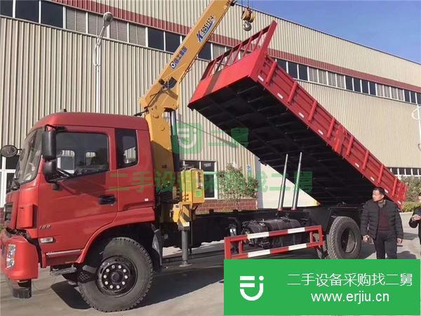 轉讓二手的東風自卸隨車吊 徐工石煤三一隨車吊 隨車起重運輸車