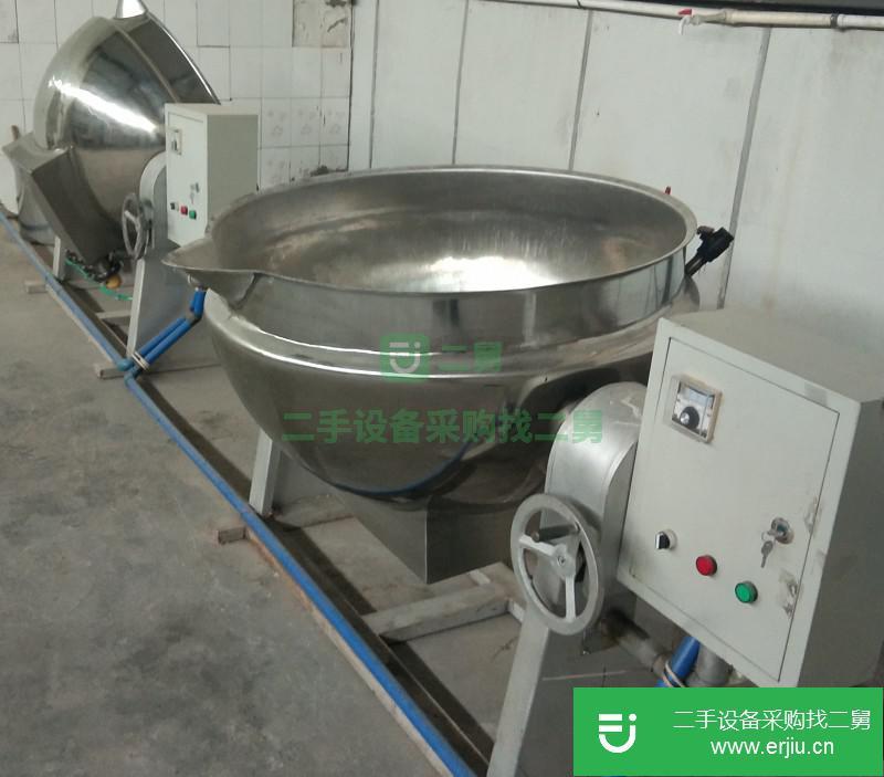 促銷0.7立方殺菌鍋，兩臺300升電加熱夾層鍋和ZD600/2S真空包裝機