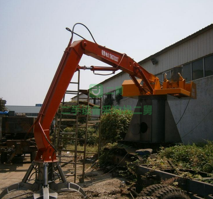 轉讓出售二手液壓抓鋼機 液壓旋轉抓木器