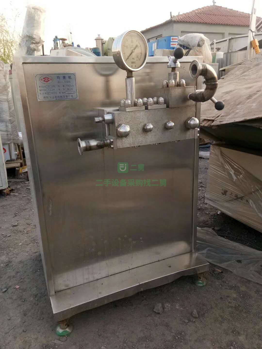 出售廊坊盛通 2012年 1噸25壓力均質機一臺