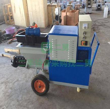 出售九成新的內外墻沙漿噴涂機 隧道用批灰機 自動粉墻機
