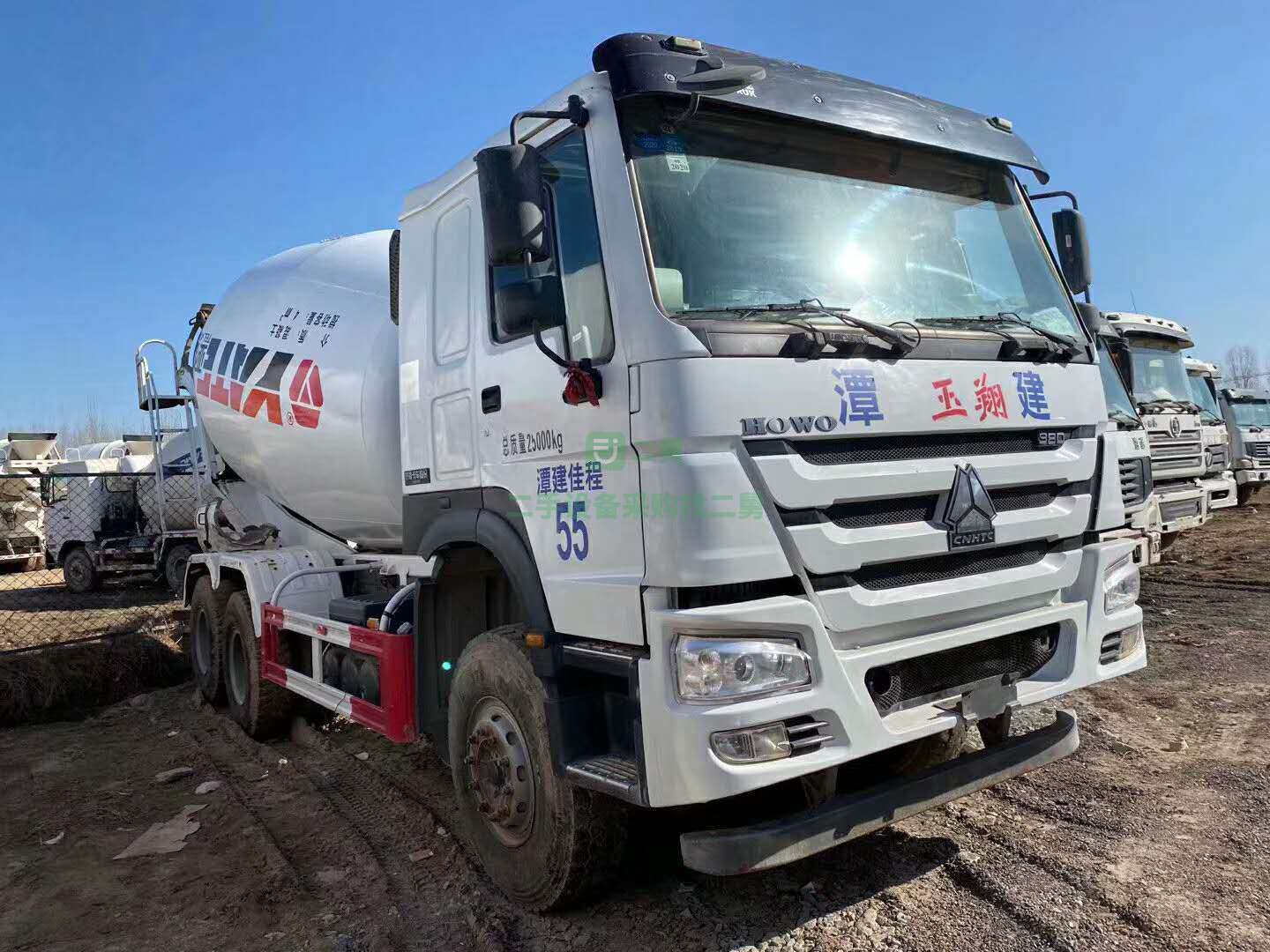 出售18年國五豪沃亞特上裝大12方攪拌車
