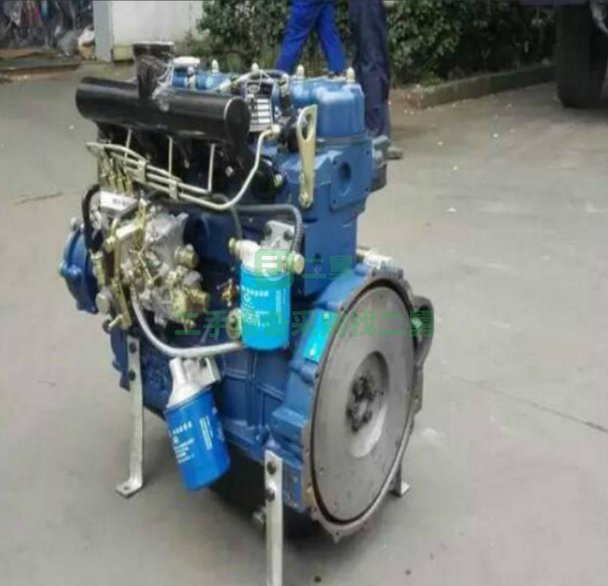 新款25馬力柴油發動機 19kw農業機械雙缸柴油機風冷內燃機