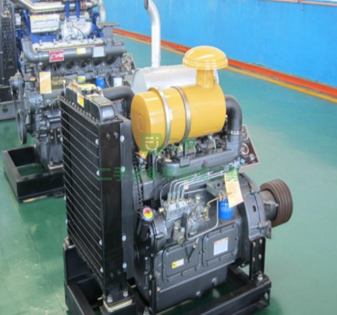 新款25馬力柴油發動機 19kw農業機械雙缸柴油機風冷內燃機