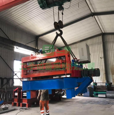 銷售二手的鋼板開平機 卷板開平設備 定尺切斷校平設備 二手壓平機 液壓開卷機