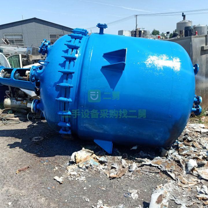 出售一批5噸搪瓷反應釜  3噸江蘇揚陽搪瓷反應釜