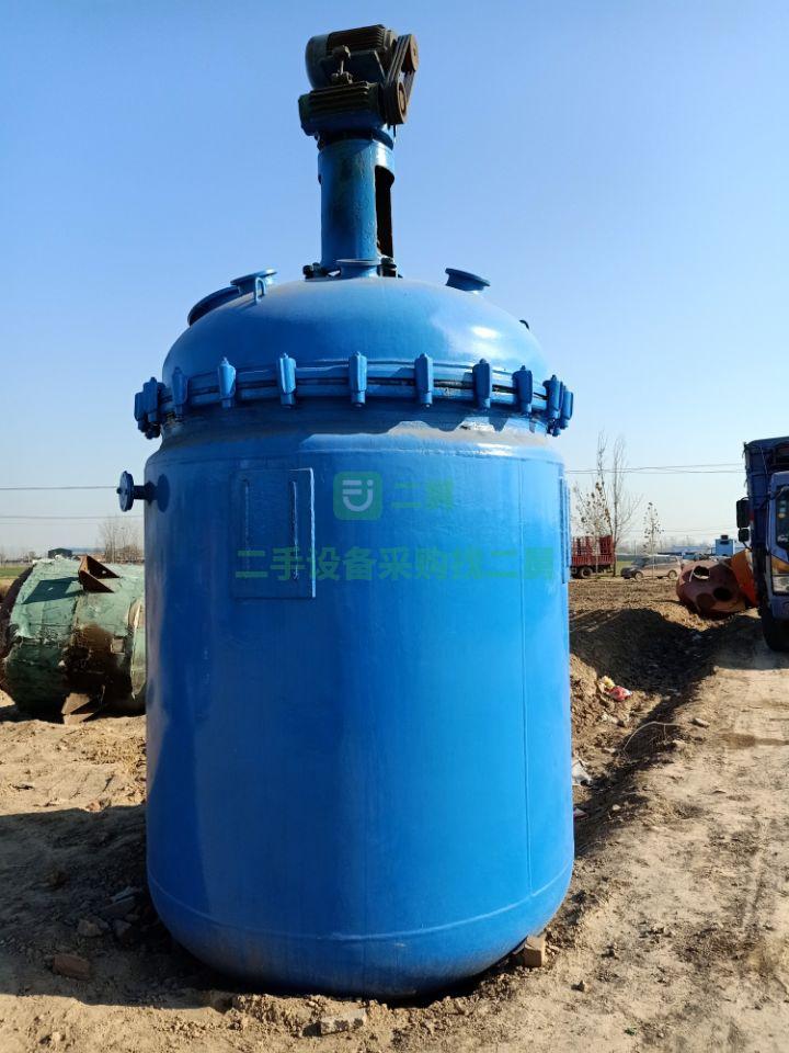 出售一批5噸搪瓷反應釜  3噸江蘇揚陽搪瓷反應釜