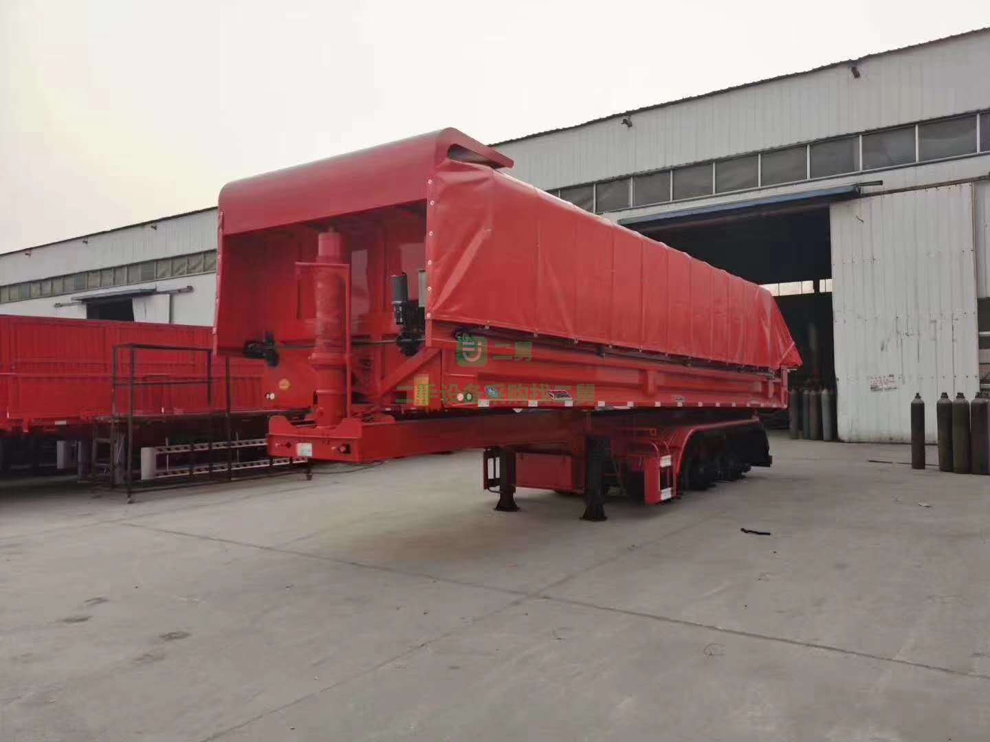 低價出售轉讓9.5米后翻半掛車