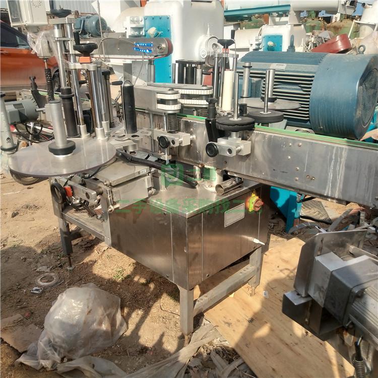 現貨出售二手單雙面貼標機 可貼礦泉水瓶 圓瓶雙面貼標機