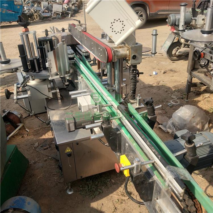 現貨出售二手單雙面貼標機 可貼礦泉水瓶 圓瓶雙面貼標機