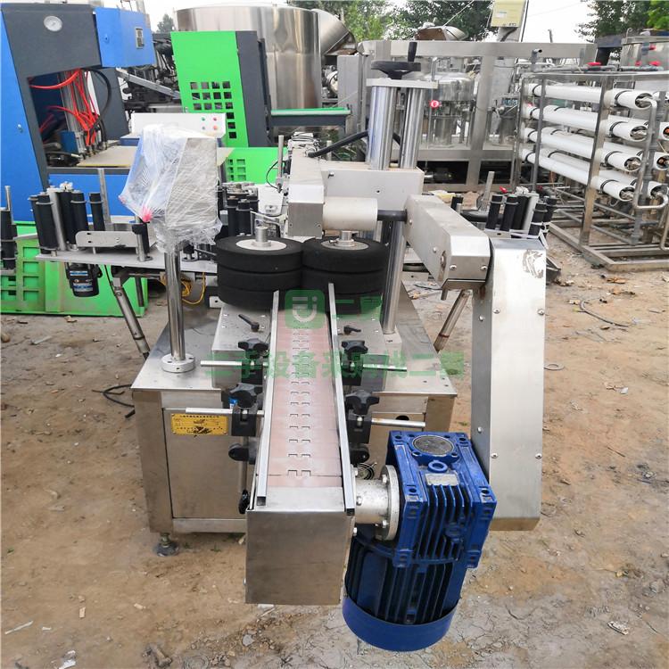 現貨出售二手單雙面貼標機 可貼礦泉水瓶 圓瓶雙面貼標機
