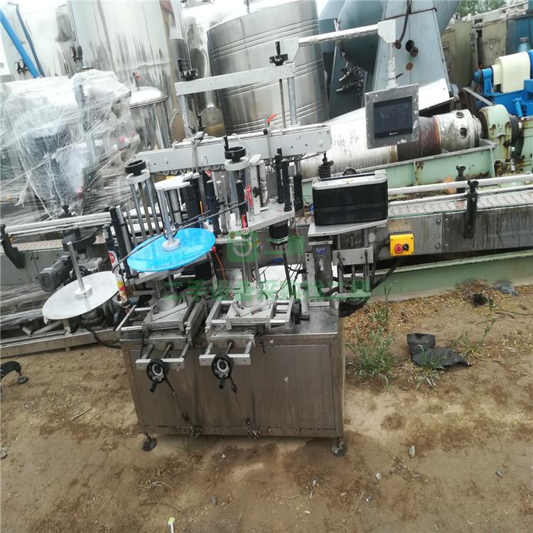 現貨出售二手單雙面貼標機 可貼礦泉水瓶 圓瓶雙面貼標機