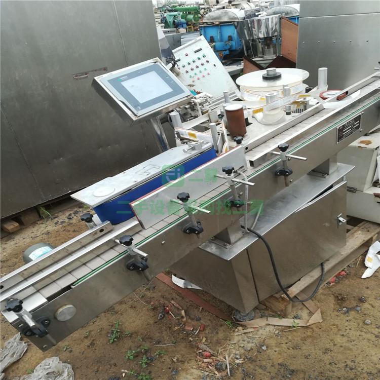 現貨出售二手單雙面貼標機 可貼礦泉水瓶 圓瓶雙面貼標機