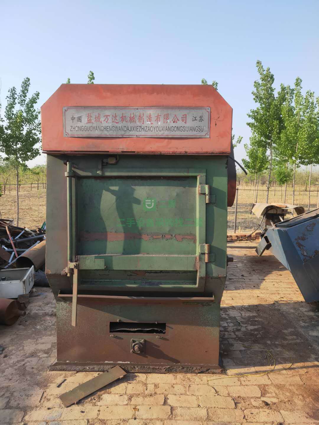 低價出售二手326履帶式拋丸機