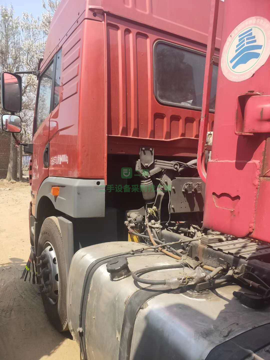 出售解放悍V400牽引車，帶11米掛車