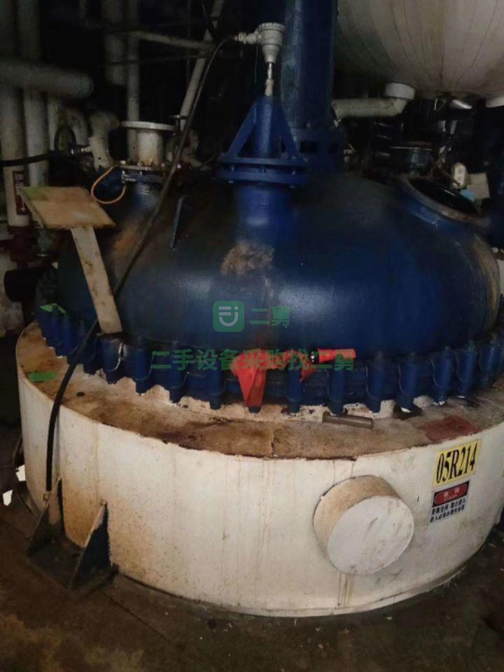 出售二手八成新搪瓷反應釜