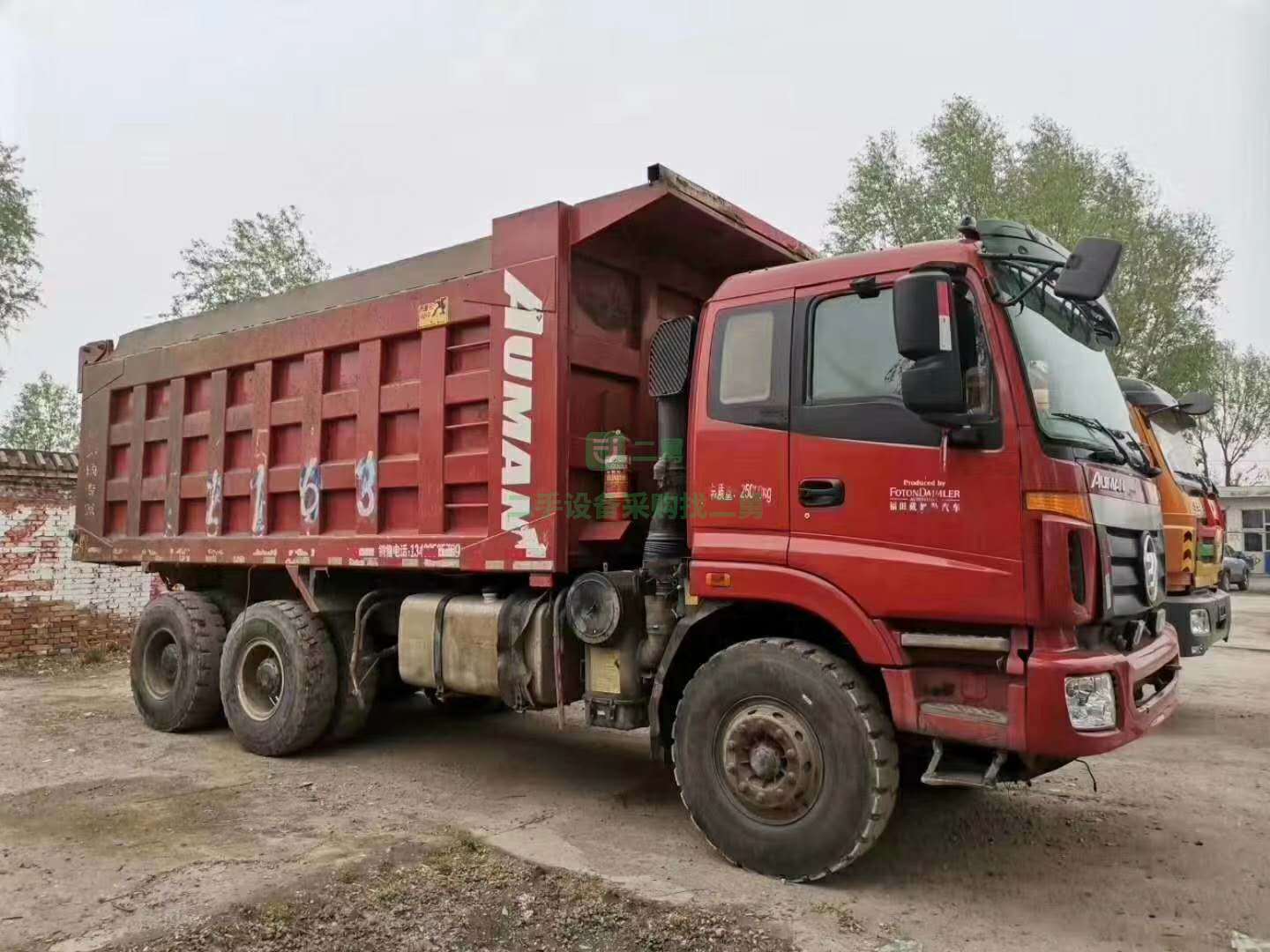 1出售2018年精品歐曼自卸車380馬力  天馬大箱   全車原版   三保輪胎