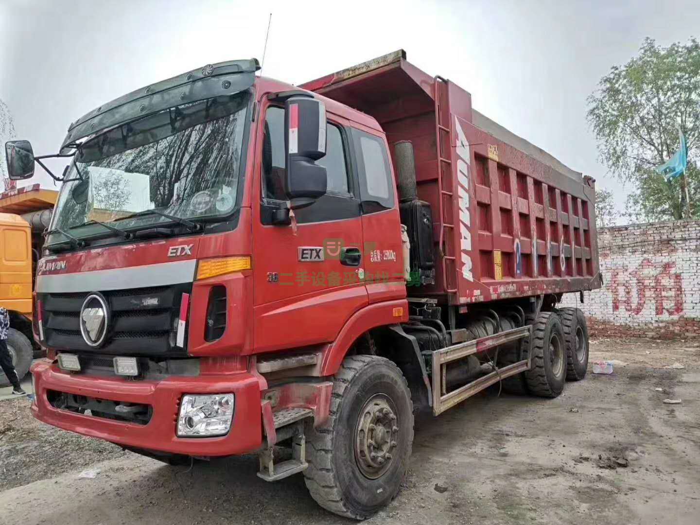 1出售2018年精品歐曼自卸車380馬力  天馬大箱   全車原版   三保輪胎