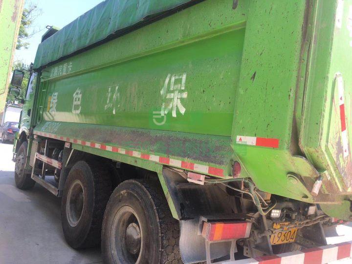 急售二手國(guó)五德龍新M3000后八輪自卸車 五米八大箱
