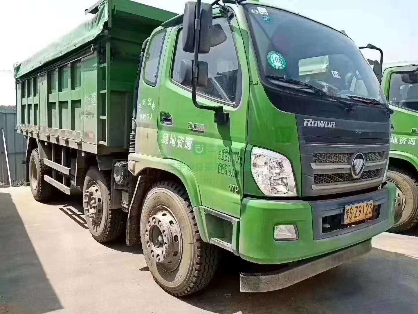 19年5月個人戶福田前四后四5.2米自卸車出售