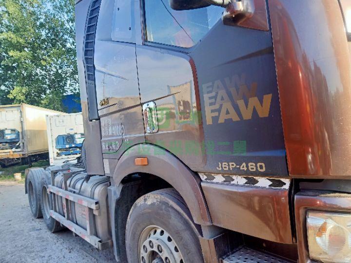 出售牽引車18年解放J6P雙驅輕體國五排放460馬力可分期付款