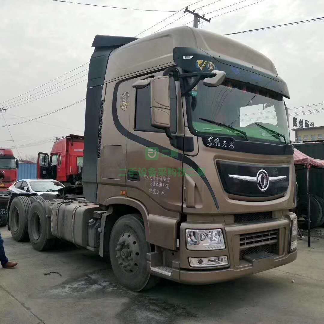 出售東風(fēng)天龍17年的380馬力雙驅(qū)牽引車