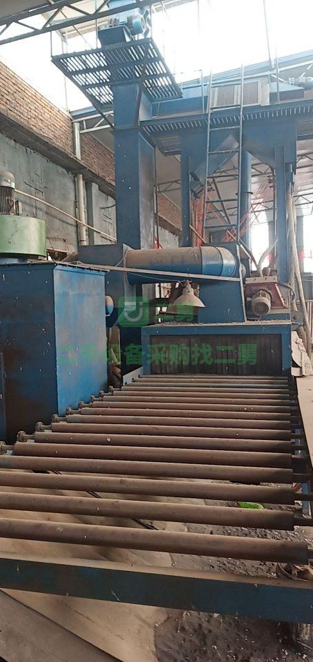 出售一臺(tái)Q6918通過式拋丸機(jī)