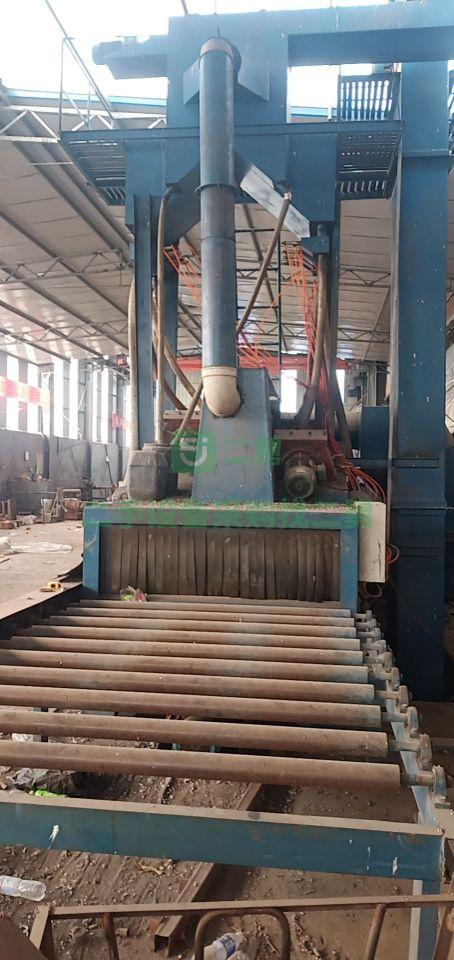 出售一臺(tái)Q6918通過式拋丸機(jī)