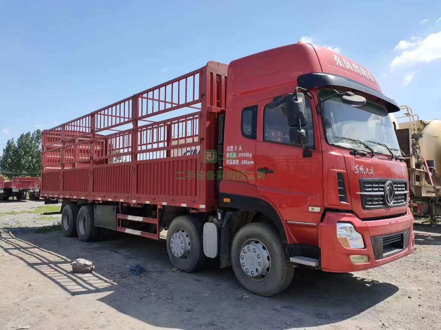 出售兩臺(tái)東風(fēng)天龍9.6米前四后八貨車(chē)