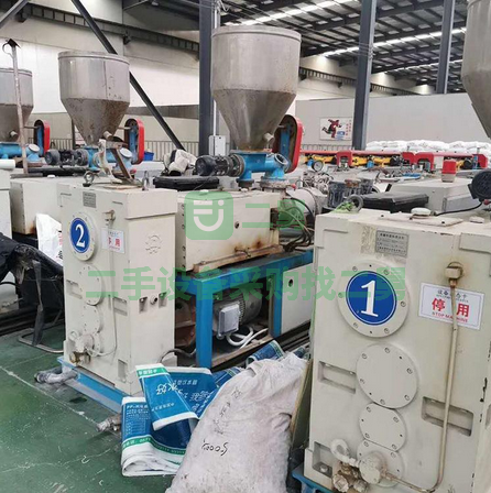 出售九成新螺桿擠出機 昌興 質量可靠 供應二手螺桿塑料擠出機