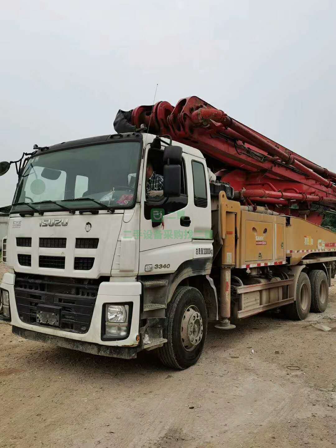 出售17年三一C8五十鈴三橋49米泵車(chē)
