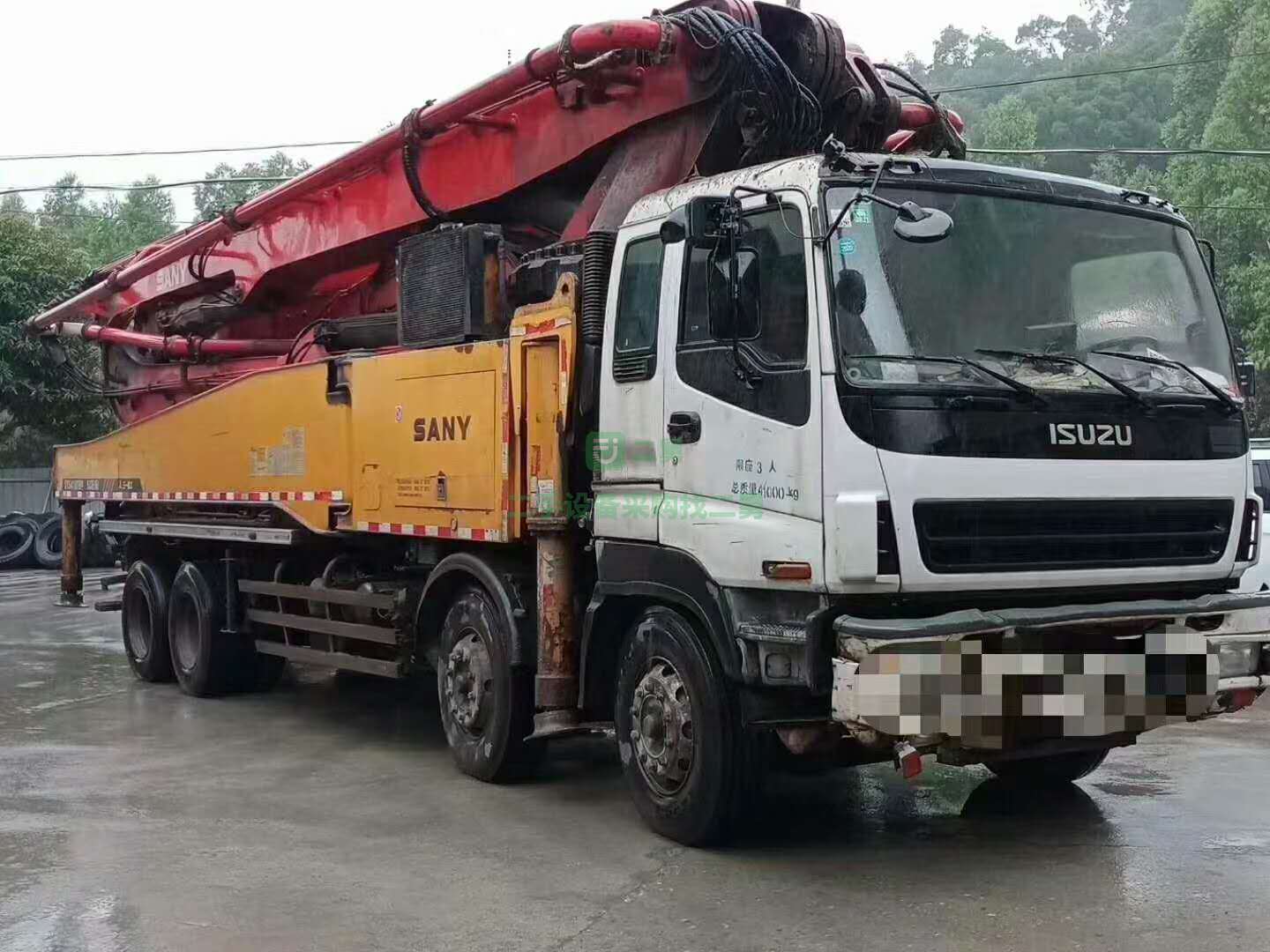 出售精品13年三一56米6節泵車  五十鈴底盤