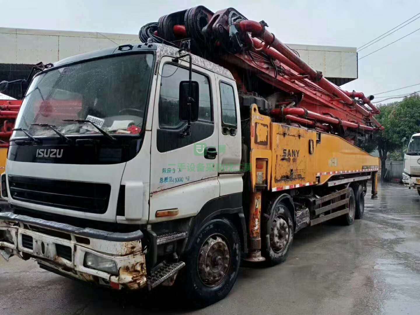 出售精品13年三一56米6節泵車  五十鈴底盤