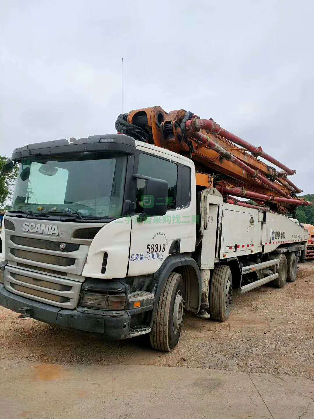 極品車況13年中聯56米泵車,斯堪尼亞底盤(長沙市)_ 個人二手轉讓價格