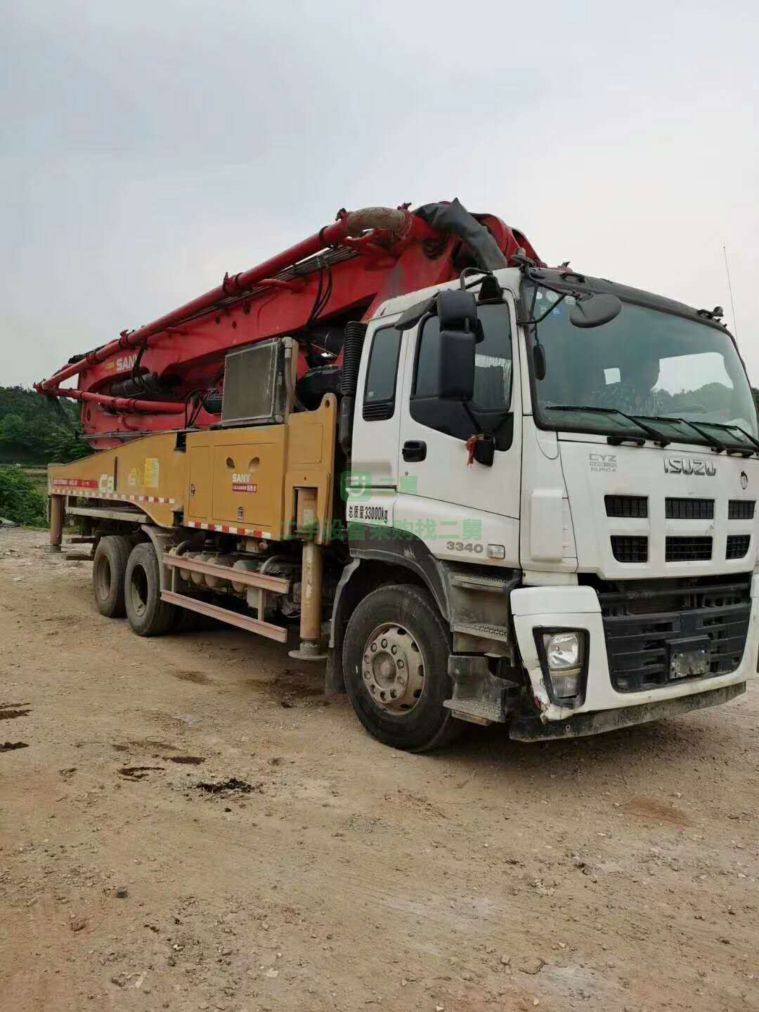 出售17年三一C8五十鈴三橋49米泵車(chē)