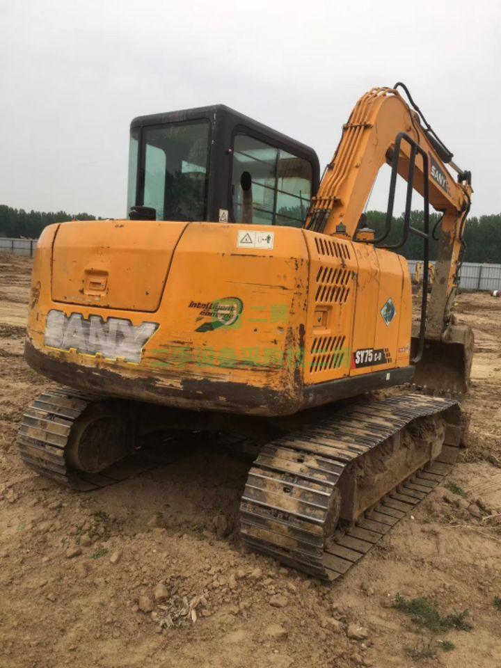 轉(zhuǎn)讓三一75-9挖掘機(jī)，個(gè)人工地干活車