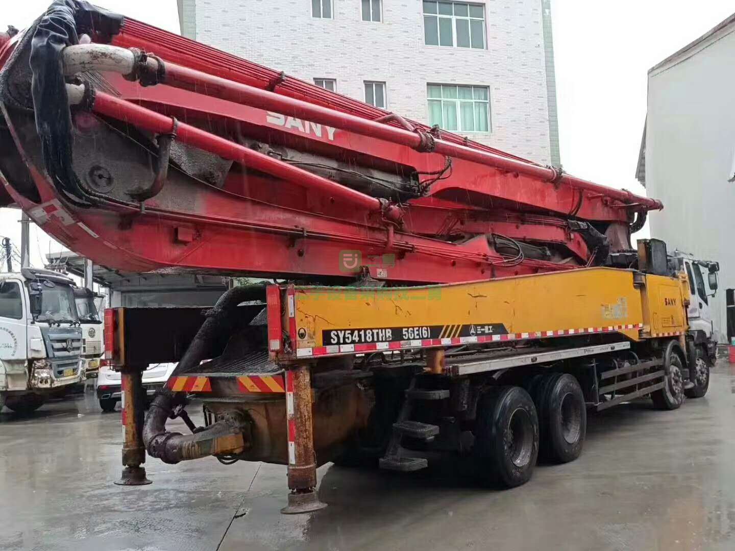 出售精品13年三一56米6節泵車  五十鈴底盤