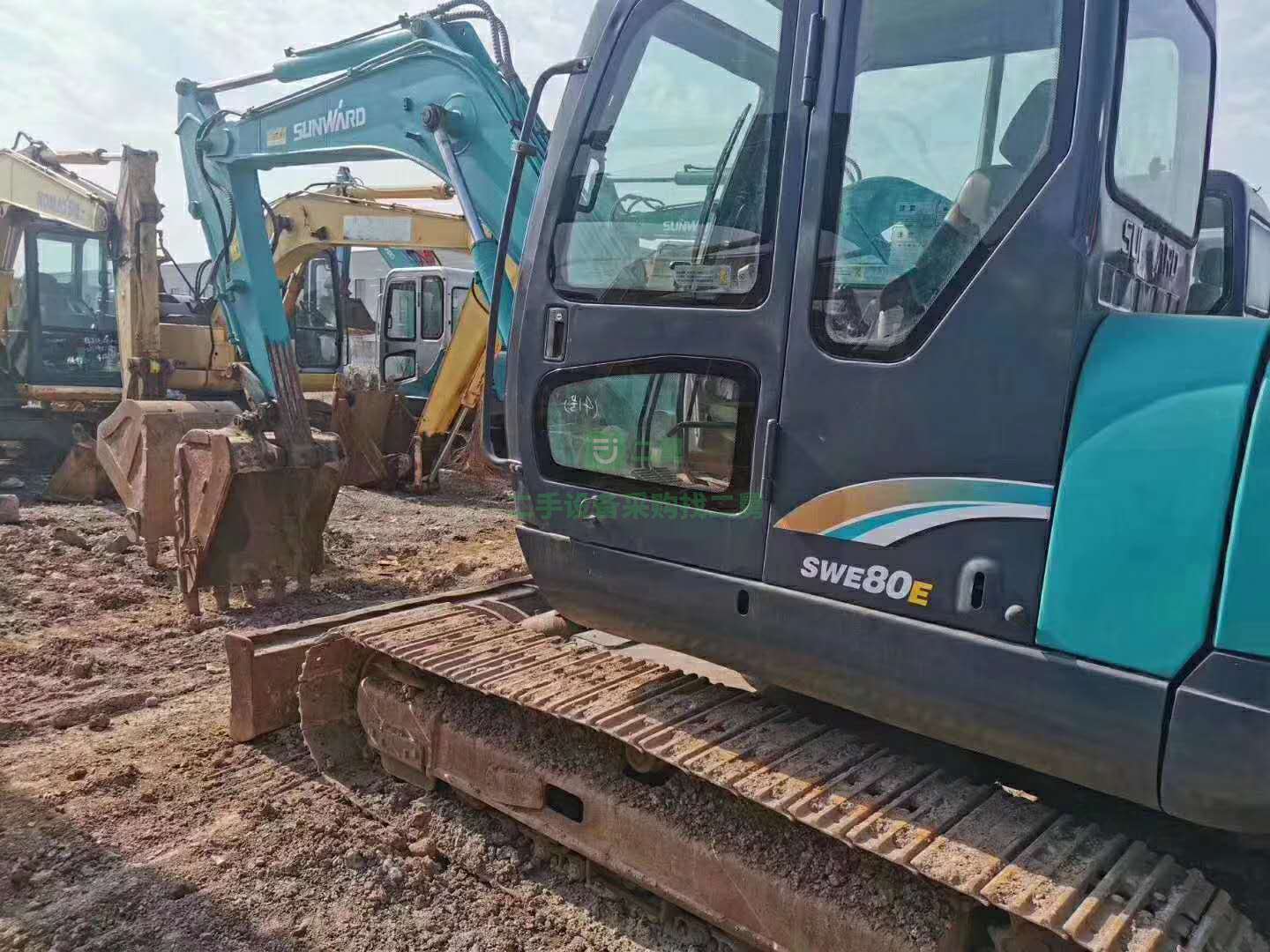 17年最新款山河80E，低價等錢急售， 山河80E二手挖掘機。