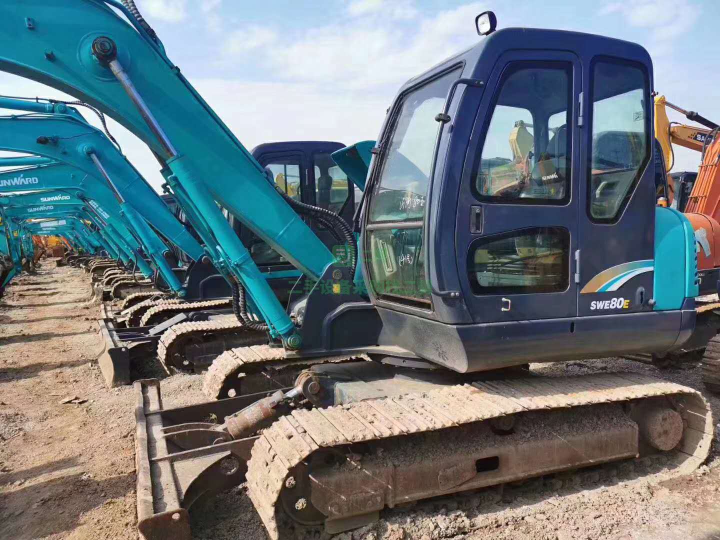 17年最新款山河80E，低價等錢急售， 山河80E二手挖掘機。