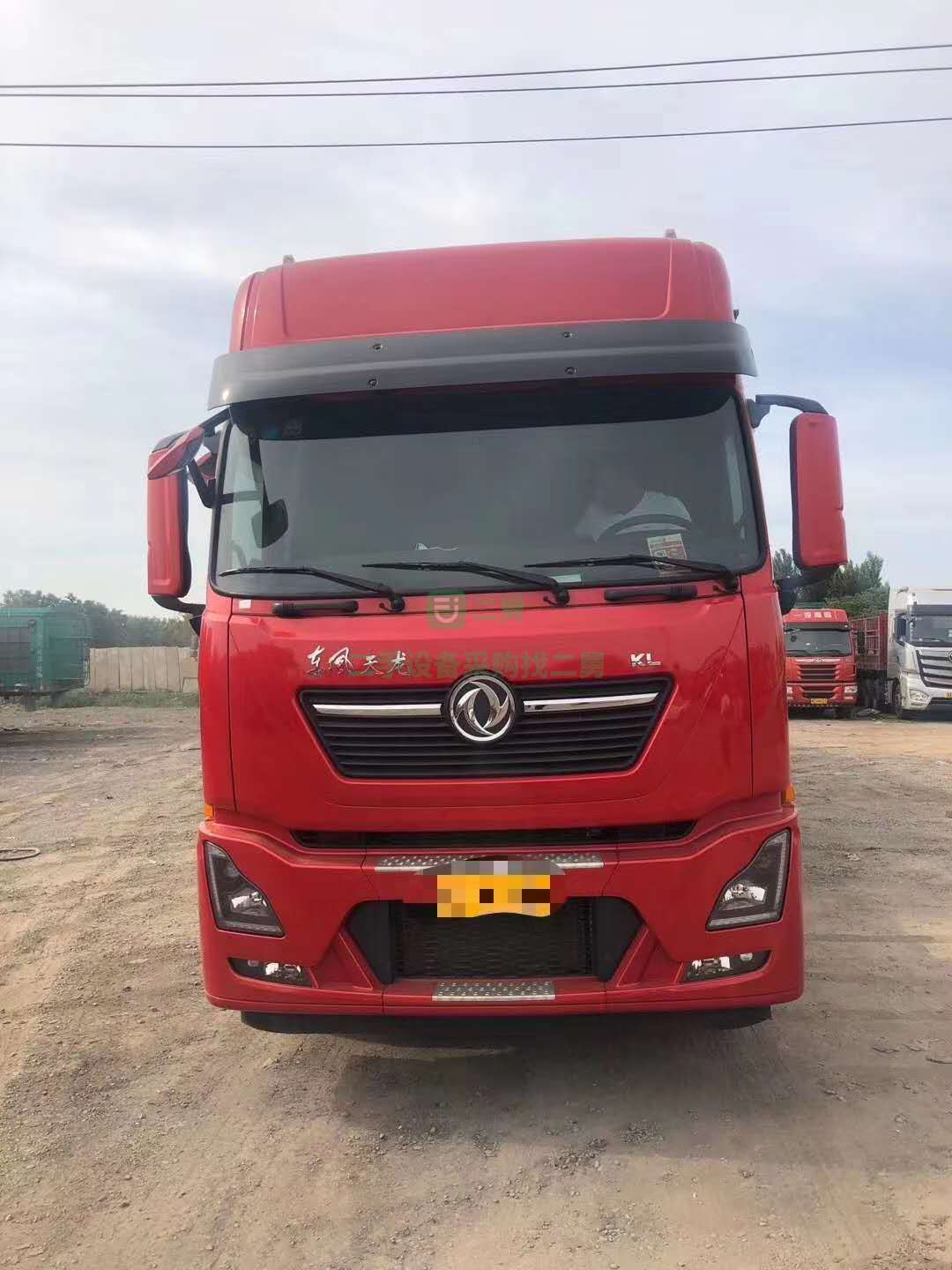 出售天龍KL牽引車，450馬力帶13米高低板