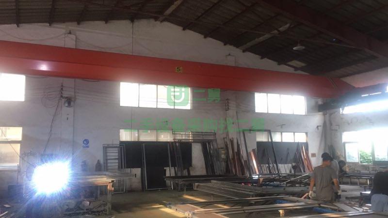 出售5噸跨度22米，單梁起重機，帶96米托梁道軌,貨在無錫,剛用不久