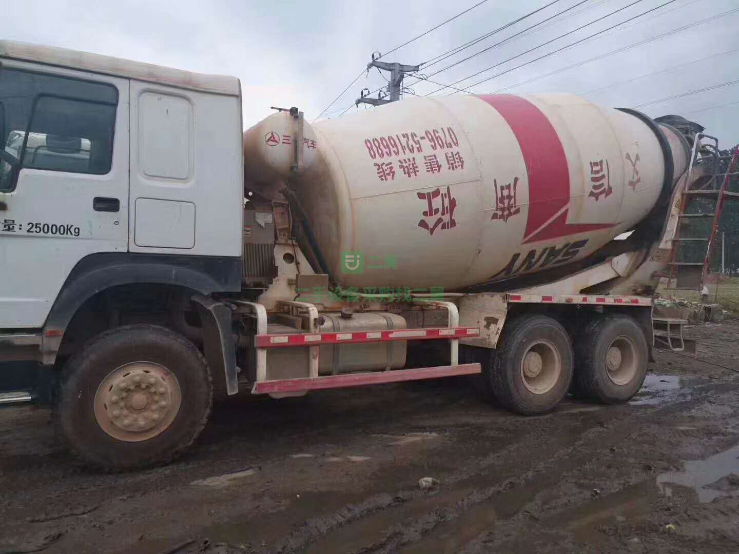 出售15年國四豪沃攪拌車大12方罐 手續齊全