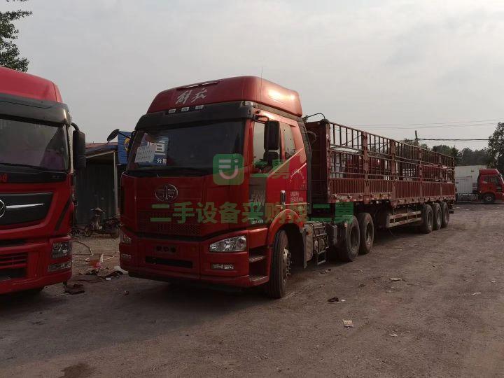 出售一汽解放J6P牽引車17年11月420馬力國五排放，全車輪胎九成新