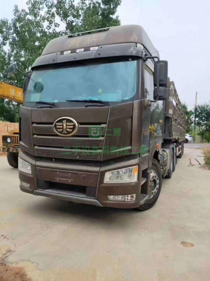 出售一臺解放J6P牽引車 可提檔可按揭 可掛靠