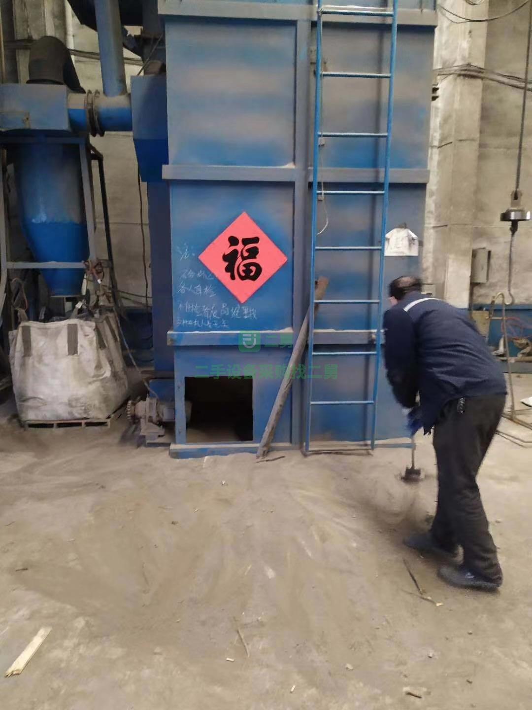 95新雙鉤拋丸機(jī)便宜出售，內(nèi)徑2×2門高3.4