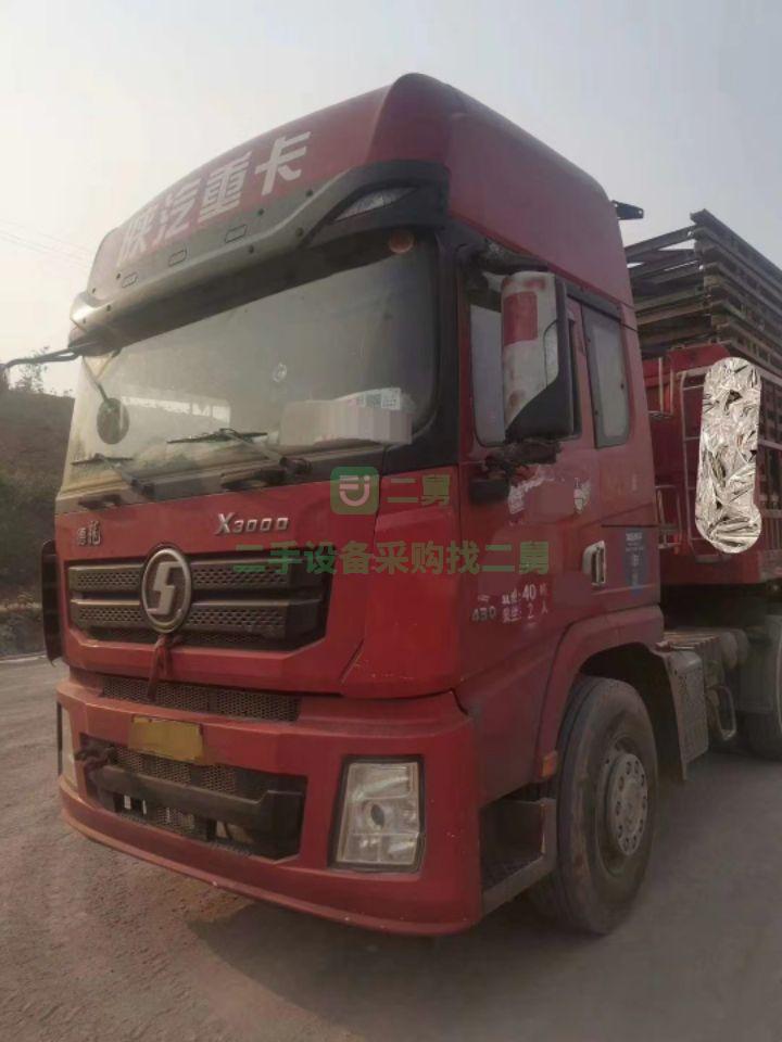 出售精品16年11月陜汽德龍國五排放雙驅(qū)輕體牽引車